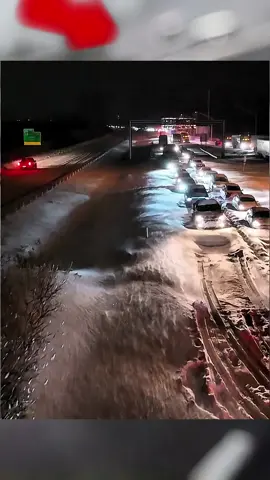 January 4, 2025 - Freezing Rain caused Accidents in Wichita, Kansas #snow #snowstorm #winterstorm #wintersports #freezingrain #rain #wind #disaster #severeweather #weather #news #accidents #Wichita #Kansas #USA #foryou #viral 
