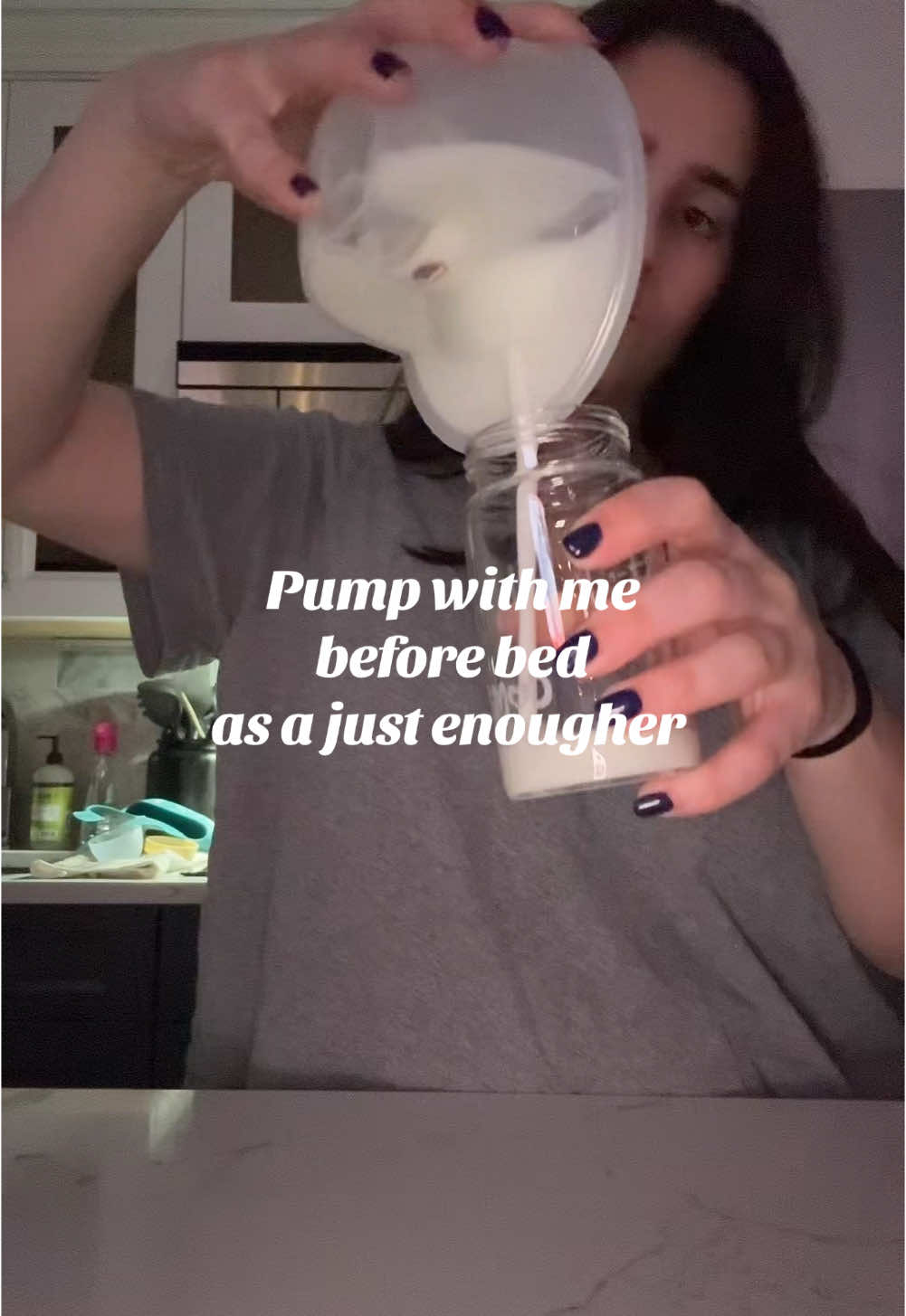 Nightly pumping vlog #pumpingmom #pumpingmama #breastfeeding #breastfeedingmama #momlife #MomsofTikTok #momtok #boymama #mama #momvlog 