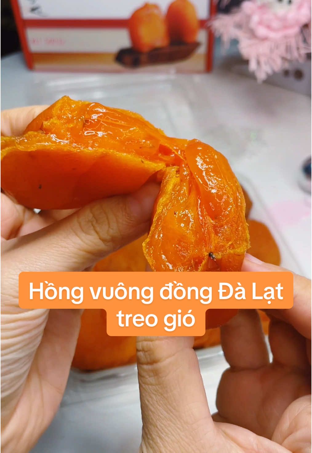 Hồng treo gió Đà Lạt - Hồng kem mochi vuông đồng - Treo gió 15 ngày  #hongtreogio #hongkemdalat #hongvuongdong #hongtreogiodalat #dacsandalat #hongvuongdongtreogio 