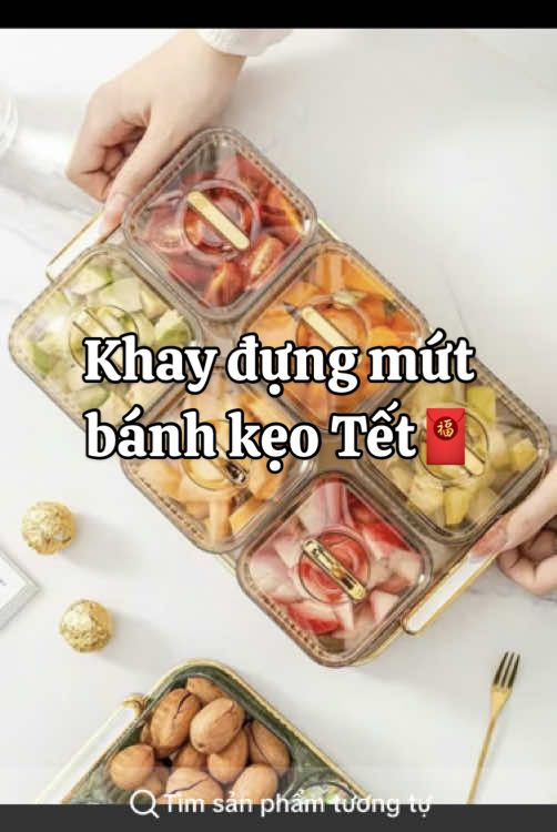 Khay đựng mứt bánh kẹo Tết #keotet #khaymuttet #khaydungmuttet 
