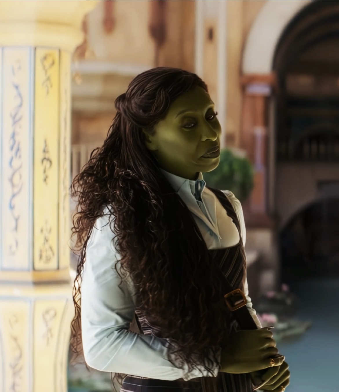 #FIYERABA | my babies my favorite couple omg he was so in love with her here ☹️☹️☹️ (this lowkey a scrap) anyways that lion cub grows up to be an ungrateful COURAGELEASS BEAST like so you know who saved you.. yk maybe they were right kill all Animals 😊 jk hehe #fyp #wicked #wickedmovie #elphaba #foryou #aftereffects #elphabathropp #fiyero #fiyerotigelaar #fiyeroandelphaba #glindaandelphaba #glindaupland 