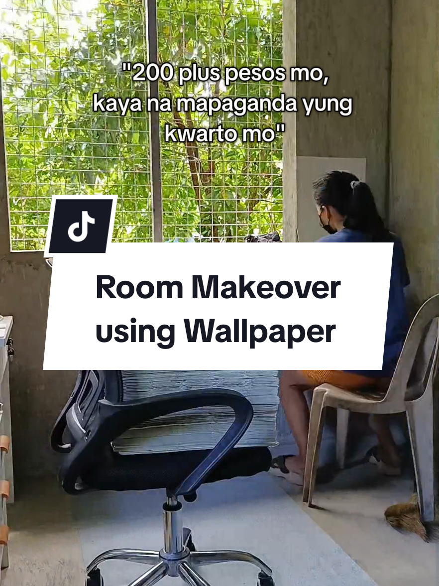 pagandahin mo na din room mo gamit tong wallpaper bricks, 50 pcs na 200 plus lang. ang ganda nito mga mi tapos madikit na din kahit sa rough na semento, pwede sa plywood  #wallpaperbricks  #selfadhesivewallpaper #brickswallpaper  #roommakeover #roommakeover  #wallpaper 