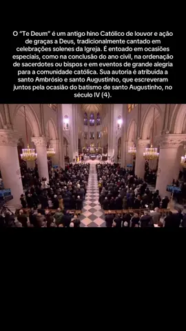Vídeo da reabertura da Catedral de Notre Dame, em 2024. #tedeum #catedraalnotredame #paris #cantogregoriano #benedictxvi #catholicism #fy #notredame #jesuschrist #gvzpope 