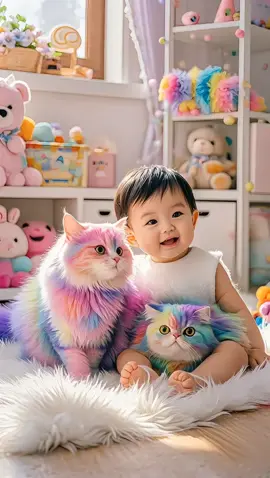 Cut cat's and cut baby beautiful  video#foryou#foryoupage#virl#virlvideo#100kfollowers#10millionviews#100k#cats#catvideos#funnycatvideos