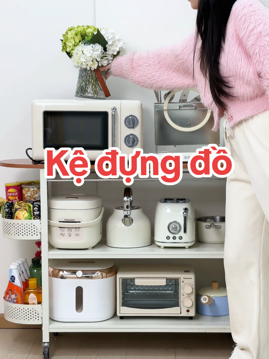 Kệ đựng đồ có bánh xe #chanhouseorder #giadungtienich #ordertaobao #kedungdo #bàn 