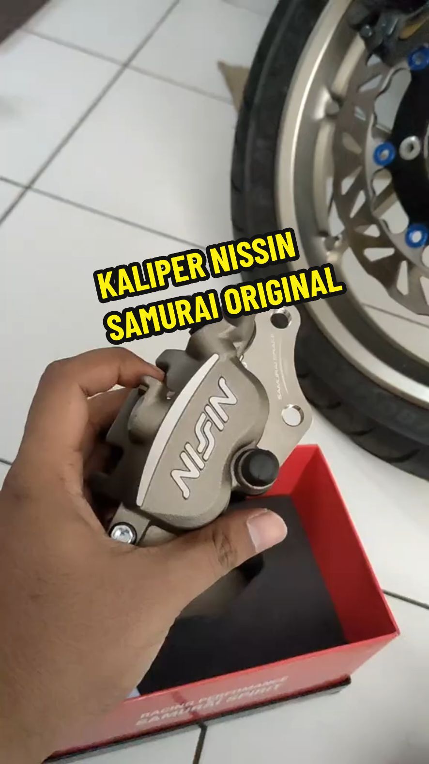 kaliper nissin samurai original #kaliper #nissin #nissinsamurai #kalipernissin #kalipernissin2piston #originalnissin #kalipernissinsamurai #modifikasi 