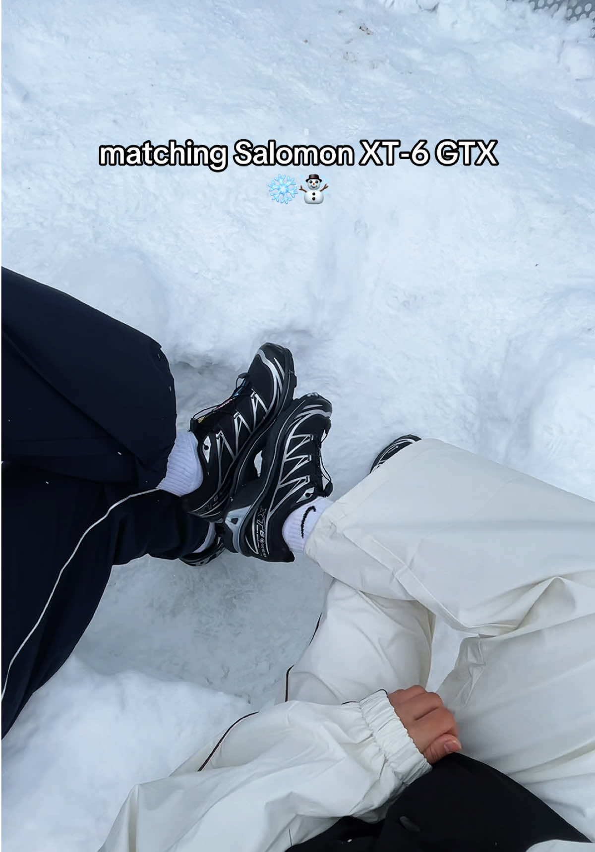 Awal tahun diawali dengan #salomonxt6 #Salomons Outfits #winter #snow #fyp #fitcheck #sneakers #OOTD #matching @⚖️ 