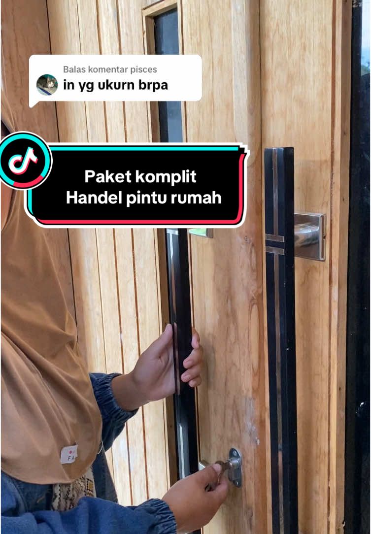 Membalas @pisces paket komplit handel pintu rumah mewah. #handelpintu #handelpintuminimalis #handelpinturumah #aksesorisrumah 