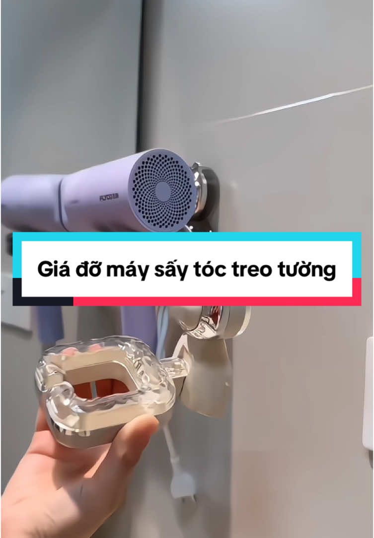 Giá đỡ máy sấy tóc dán tường #giadung #giadungtienich #giadungthongminh #giadomaysaytreotuong #giadomaysaytoc #giadomaysay 