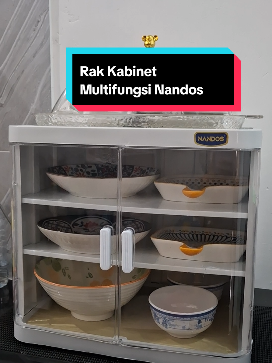 Rak Kabinet Multifungsi ini sih cakep banget #nandos #rakmultifungsi #rak #foodcabinet 