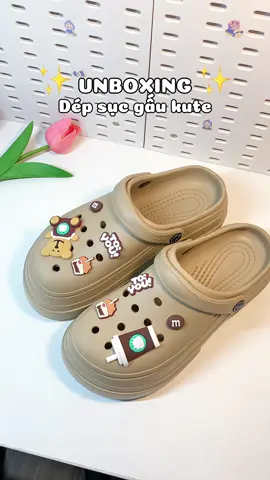 Dép xinh lắm lun #review #unboxing #depsuc #depsuccrocs #xuhuong #viralvideo #samtetbaovui 