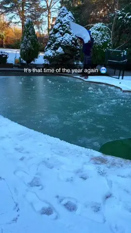 #pool #frozen #ice #cleaning #satisfyingvideo #fyp #videoviral 