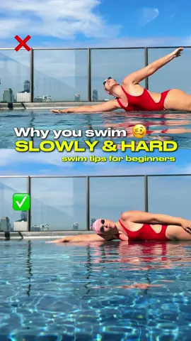 Why you swim Slowly & Hard. Front Crawl basics for beginners #swim #swimming #swimcoach #swimtok #swimtips #swimmingtips #freestyleswimming  @Alena | Swim 