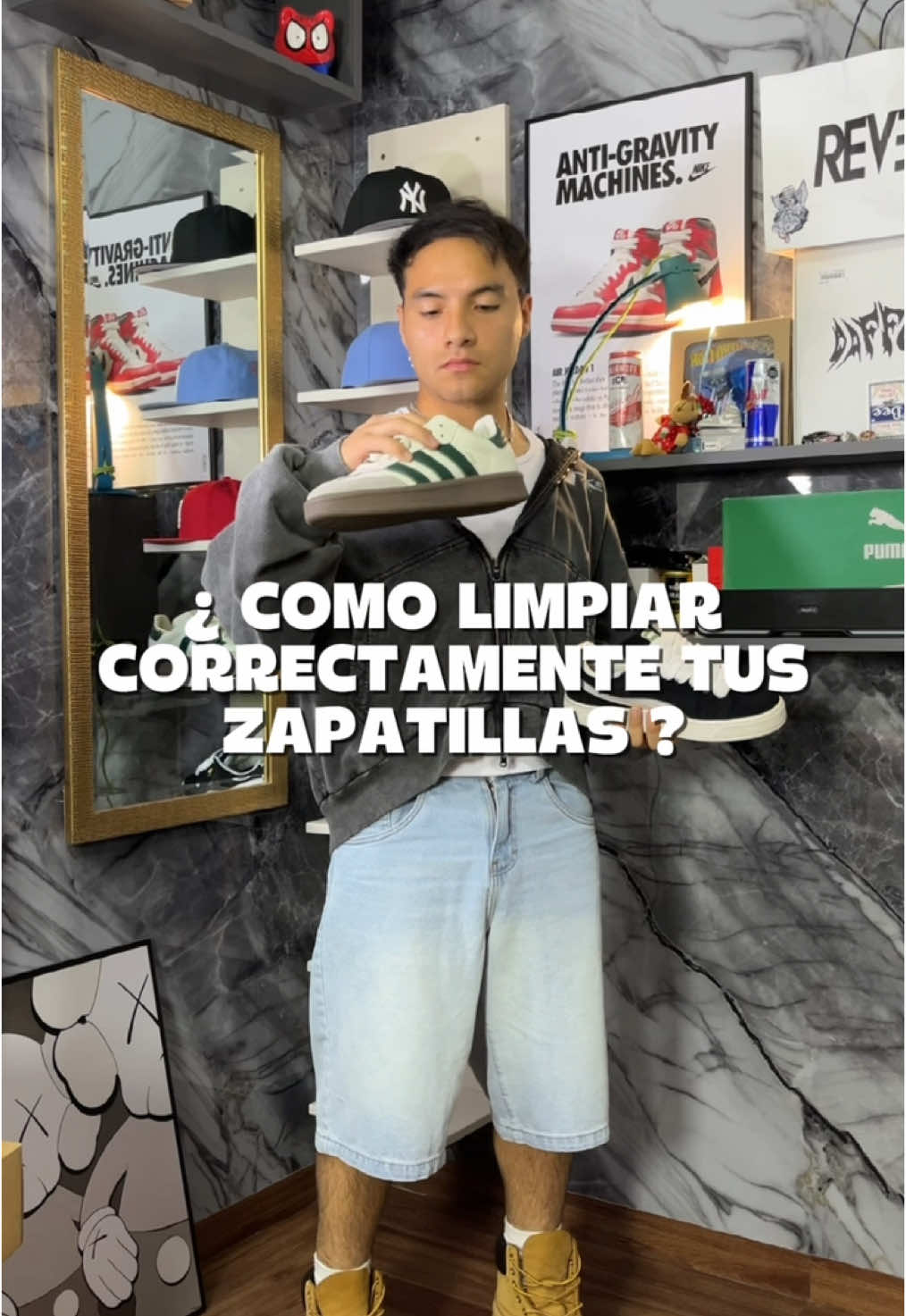 ¿COMO LINPIAT CORRECTAMENTE TUS ZAPATILLAS?👟😮‍💨 #sneakers #zapatillas #limpieza #vans #vansknuskool #streetwear #baggyjeans #boxyfit #moda 