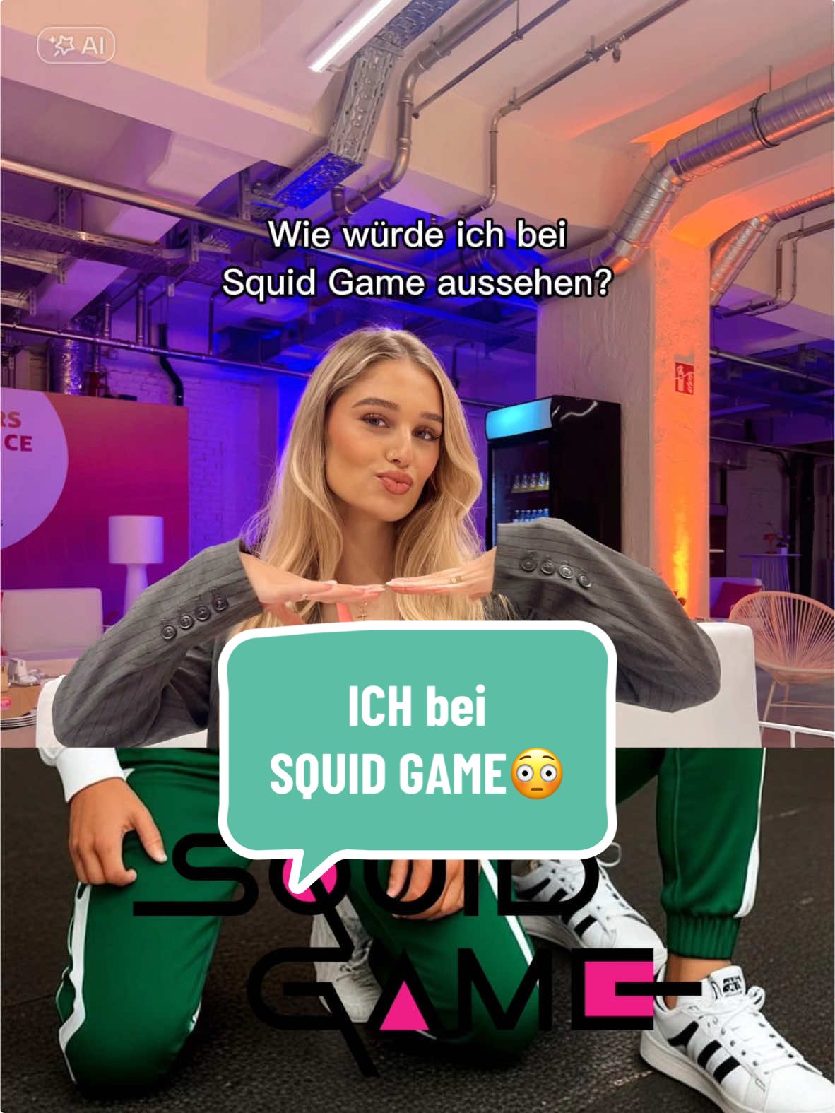 Denkt ihr mein Zwilling und ich würden es bei Squid Game schaffen?😳😂💀 #fyou #filter #squidgame #serie #capcut #trend#CapCut 
