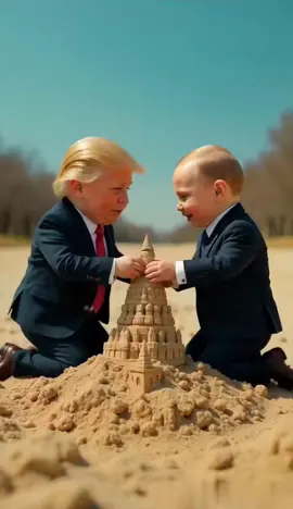 Baby Donald Trump and Baby Valdimir Putin 😃 #donaldtrump #vladimirputin #dtrump 