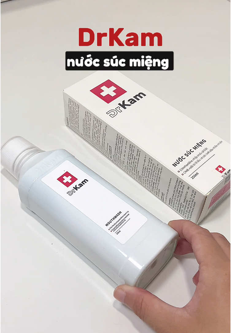 nước súc miệng chuẩn y khoa DrKam drkam #nuocsucmieng #hoimieng #rangmieng  #xuhuong 