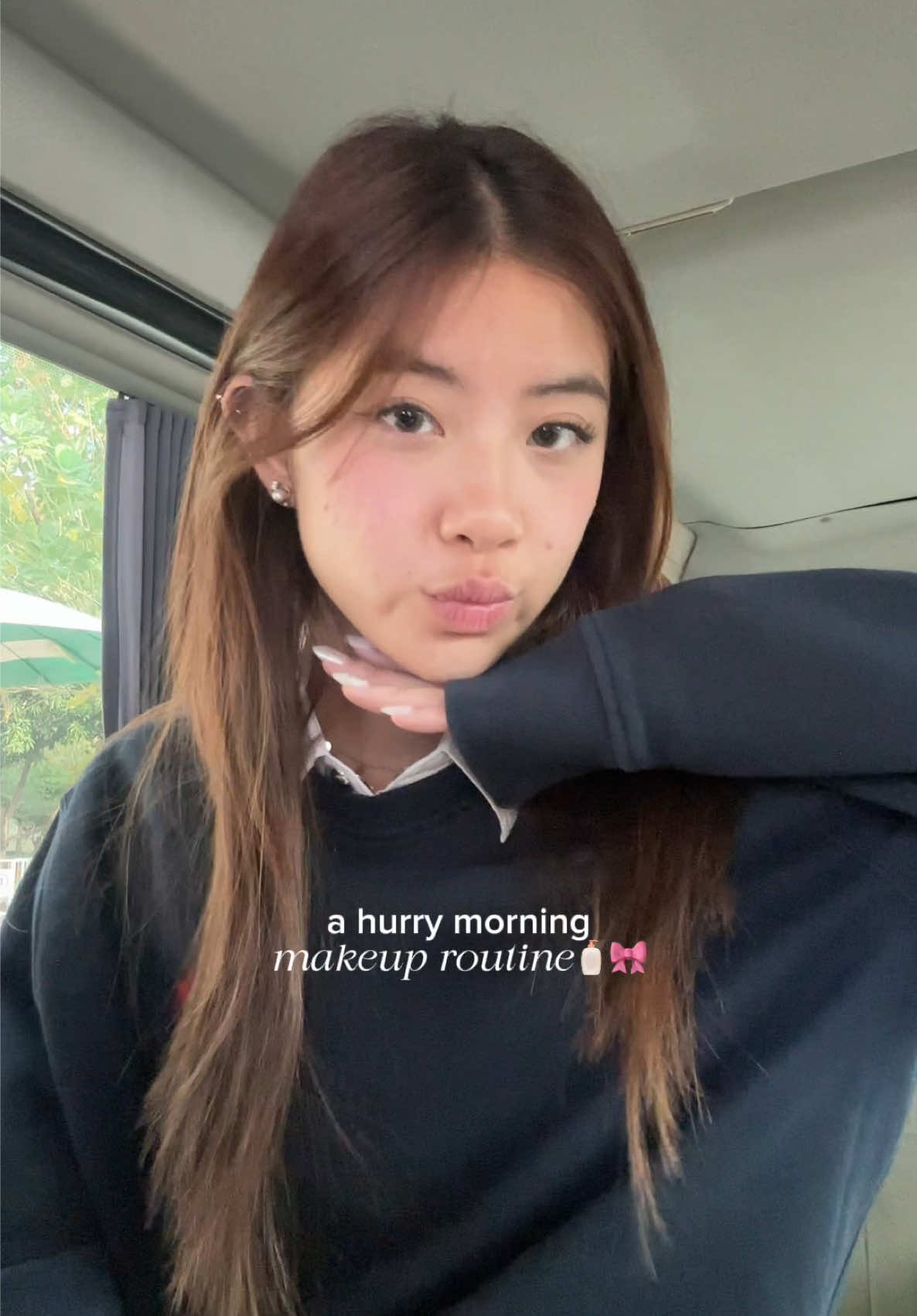 always with the chaotic car rides😋🤍 (พิกัดกันแดดในตะกร้าหน้าโปรไฟล์เลยค่า!)