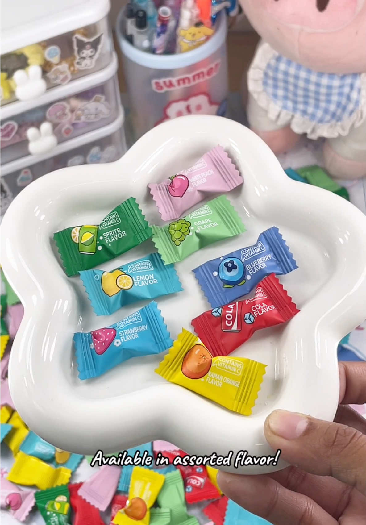 KJK Sugar-Free Candy Snack Candies 🍑🍋🫐🍓🍬✨#snack #sweet #sugarfree #fruit #flavor #nosugar #yum #candy #cravings #christmas #xmas #gift #ideas #fyp #tasty #affordable #bestoftiktokph #tasty #paninda #candyshop #lime #colorful #lemon #cola #orange #peach #muscat #blueberry #sprite 