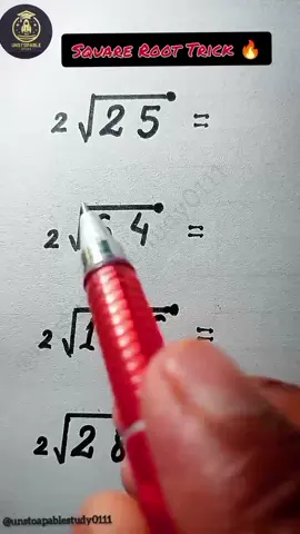 Square Concept 🔥#unstoapablestudy0111 #radical 