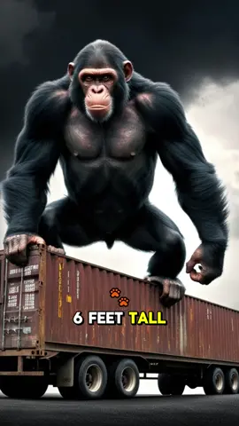 Giant Chimpanzee #joerogan #joeroganpodcast #jreclips #chimpanzee #gorilla #mystery #scary #fyp #theory 