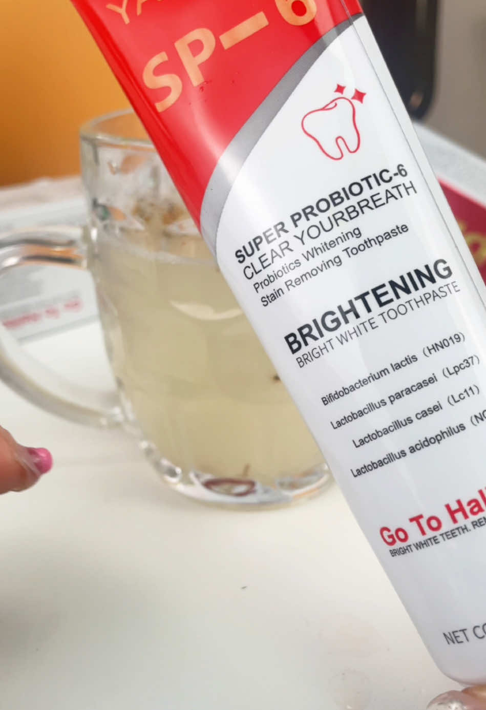 SP6 Toothpaste.#foru #tiktokshop #tiktokmademebuyit #doctor #tooth #teeth #dentalhealth #Teethwhitening #toothpaste #healthy 