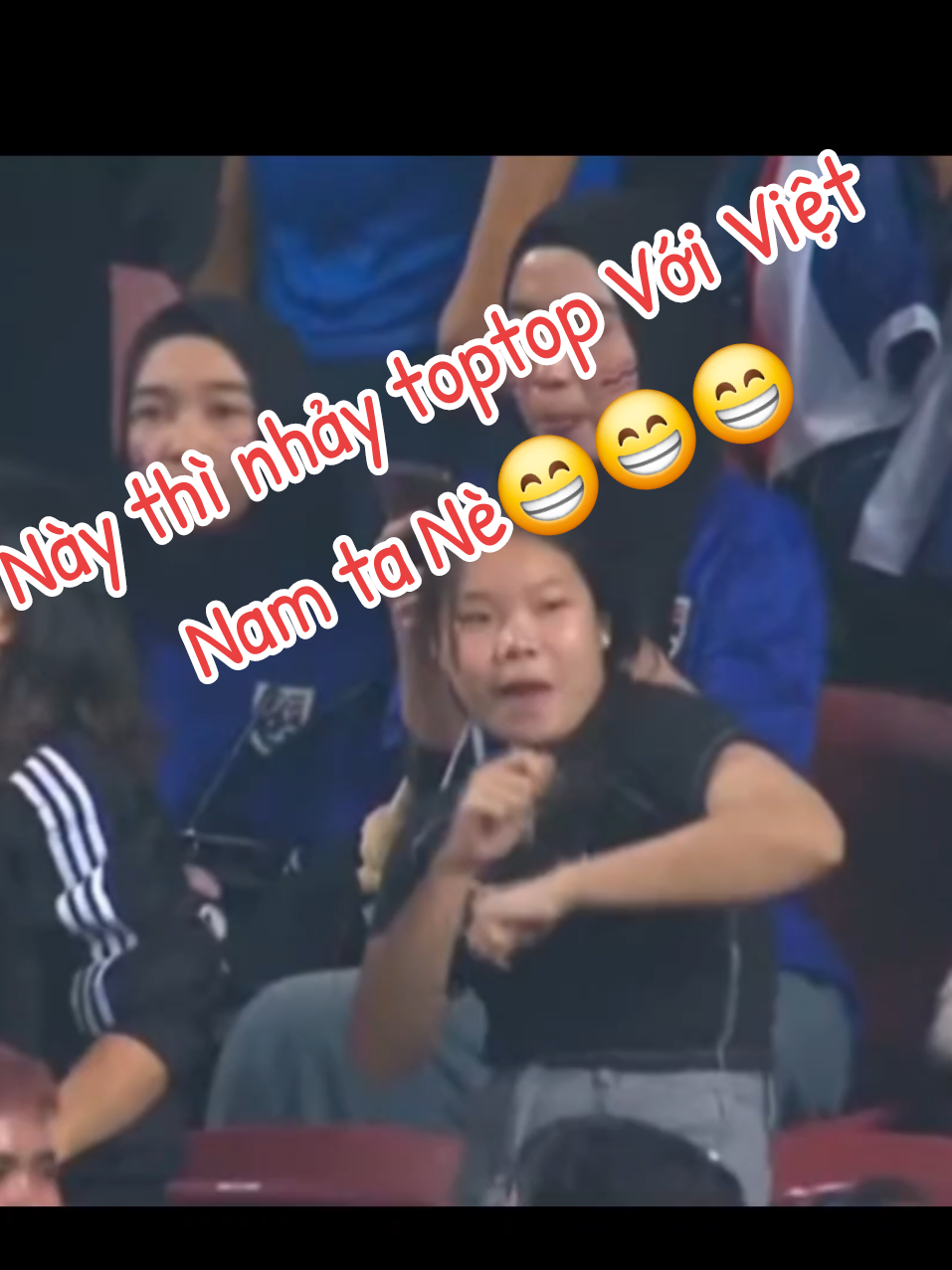 Này thì cho nhảy toptop với Việt Nam ta Nè🤣🤣🤣🤣#việtnam🇻🇳💪 #aseancup 