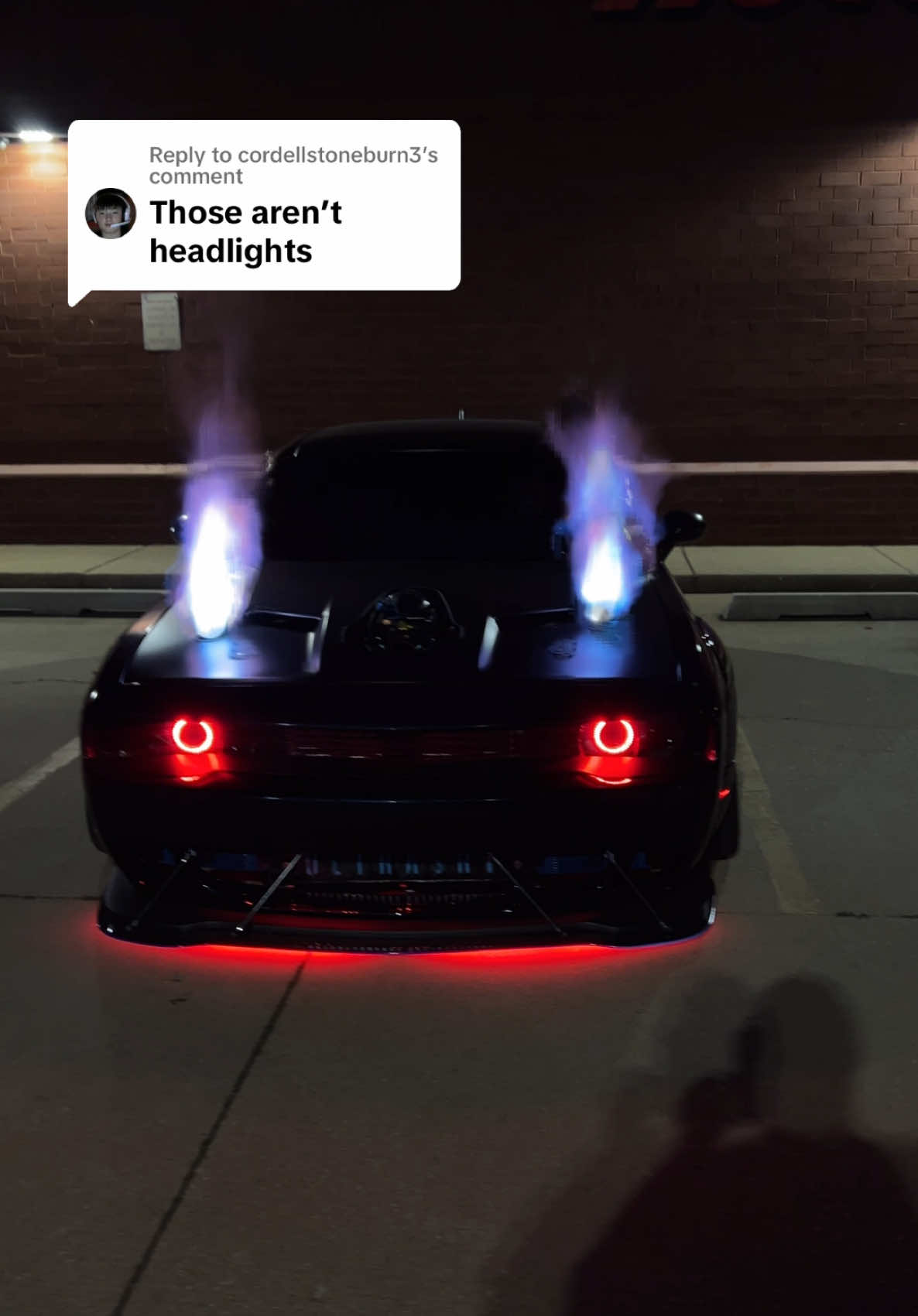 Replying to @cordellstoneburn3  No music, just MuSiC🤌 #scatpack #twinturbo #ultrasrt #ultraperformance #flames #exhaustflames #challenger #charger #dodge 