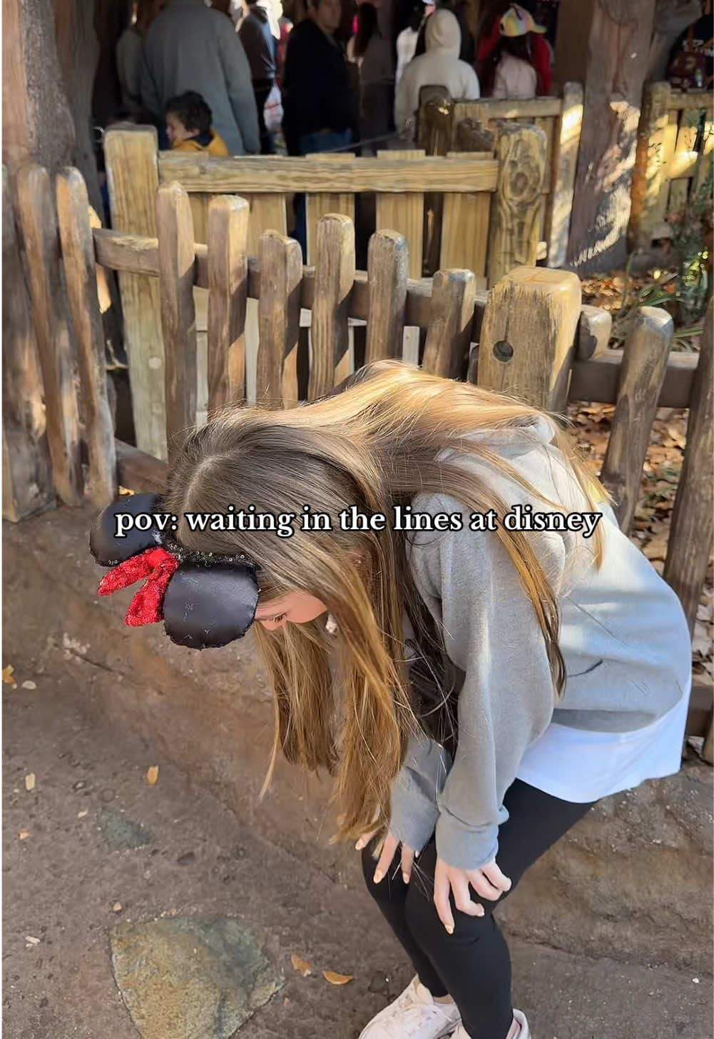 suddenly anything becomes a rest stop🙏 @madi 💞 @Disney @Disney Parks @Sabrina Carpenter #disneyworld #waltdisneyworld #magickingdom #disneyland #orlando #grwm #Vlog #disneyparks #disneytiktok #disneyadult #dcp #disneycreator #disneyinfluencer #teamwork #fyp #foryou #trending #viral #creatorsearchinsights 