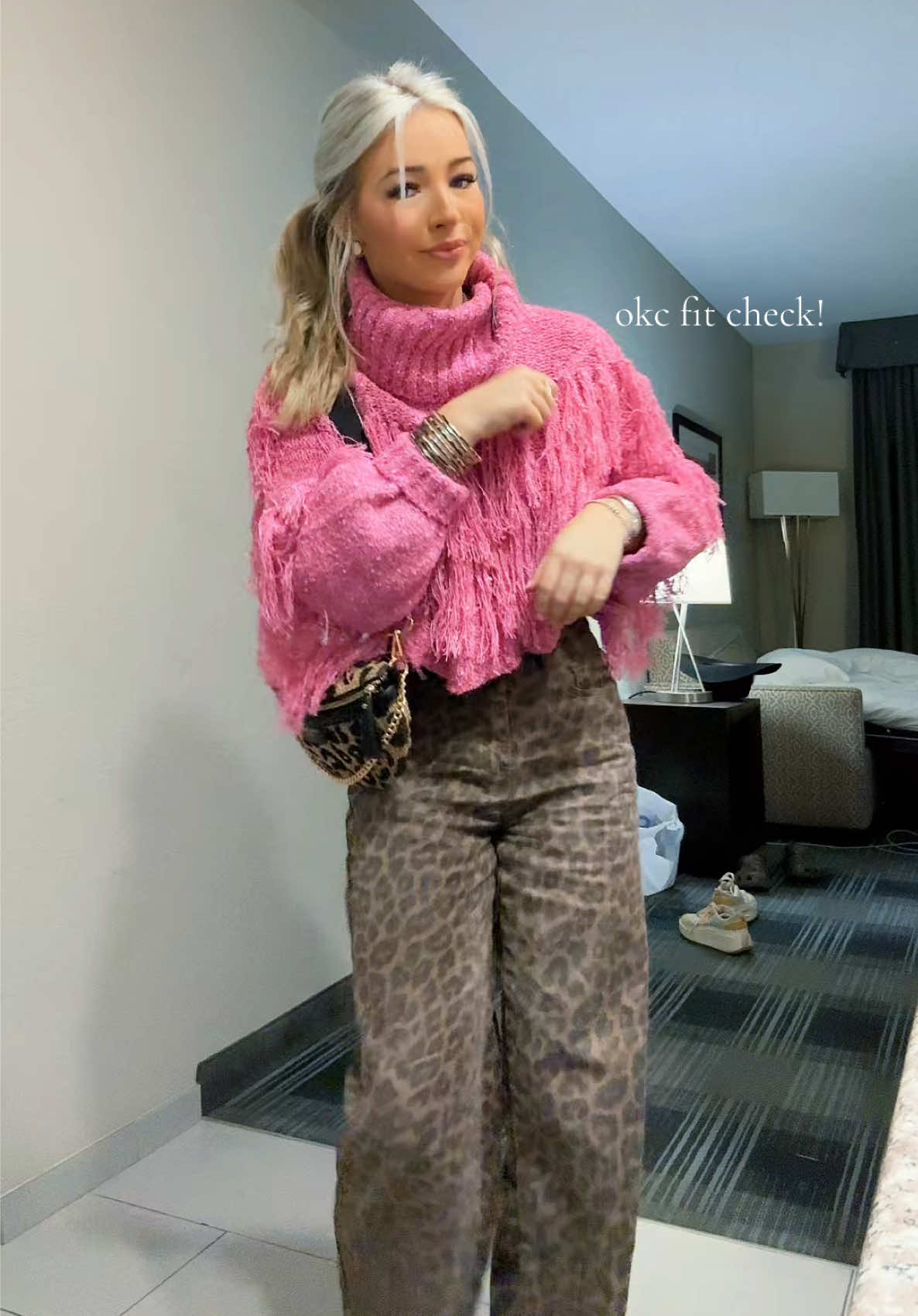 yay cattlemen’s #fyp #cattlemenscongress #westernchic #foryoupage #OOTD #westernfashion #outfitinspo #navajopearls #pinkconch #cheetah #fashion #boutiquefit 