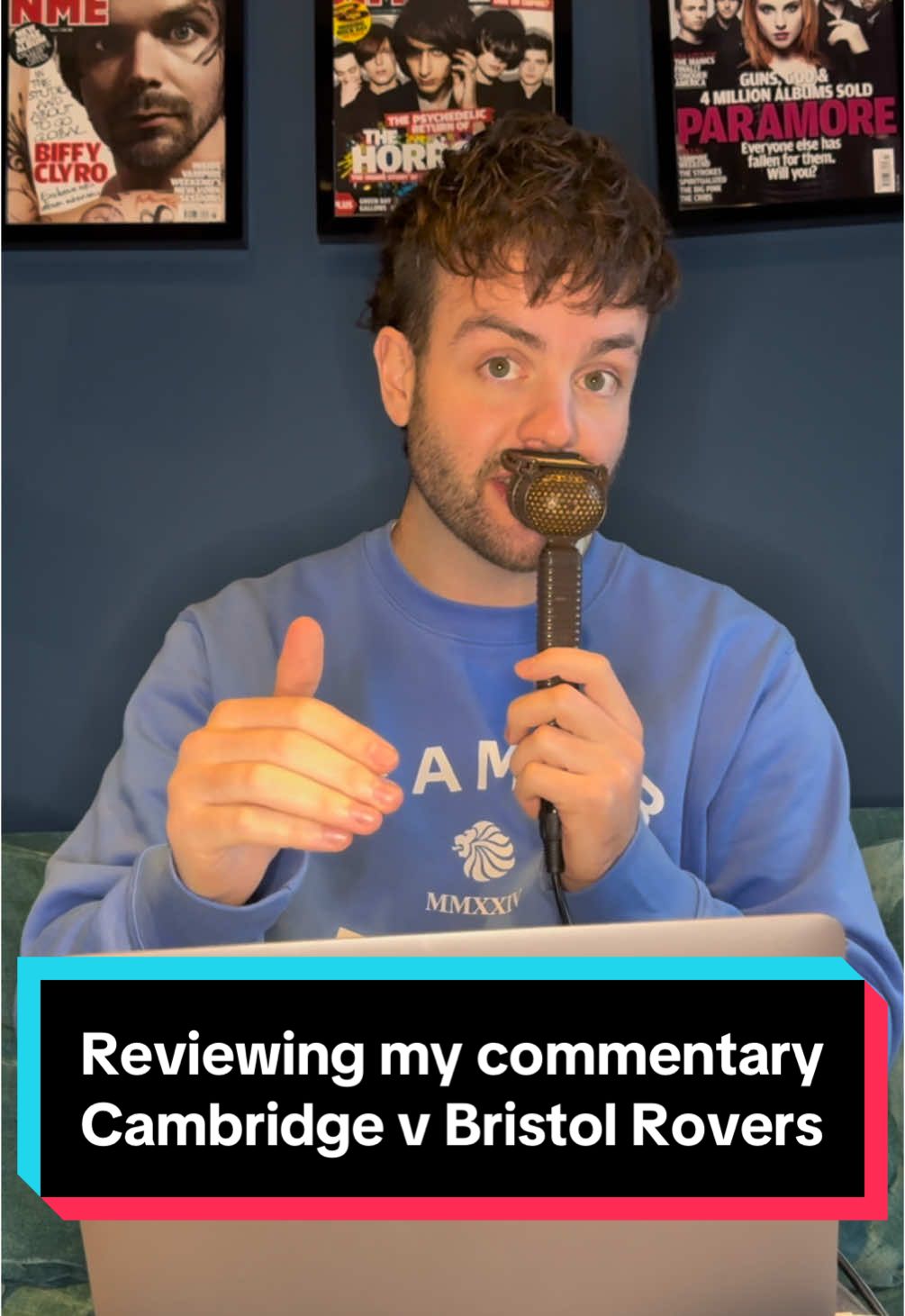 Football commentator review. Cambridge United v Bristol Rovers highlights #Commentator #Commentary #Footballtiktok 
