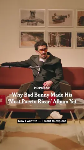 International pop superstar @Bad Bunny tells The New York Times about how after a year spending time in Los Angeles and New York, it was important to make his new album, “DeBÍ TiRAR MáS FOToS,” his most Puerto Rican work to date. #badbunny #dtmf #pop #music #puertorico 