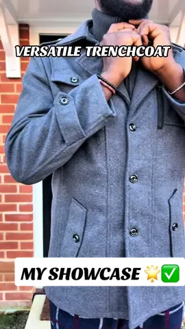 The Quality is superb and it is so giving branded 🤩🥰. My Man sure loves it!  Men's Solid Button Front Pocket Zipper Wool Coat, Regular Fit Long Sleeve Lapel Neckline Outerwear for Fall & Winter, Men's Clothes for Business Work Daily Wear     #fypシ゚viral #menoftiktok #TikTokShop #newyearnewaura #spotlightfinds #momtok #goviral #trenchcoat #menfashion #men 