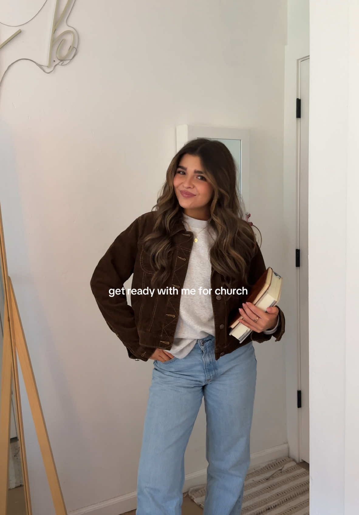 Sunday mornings > !! #grwm #getdressedwithme #church #churchoutfits #churchoutfitinspo #outfitinspo #outfitideas #churchoutfitideas #winterfashion #crewnecksweatshirt #crewneckoutfit 
