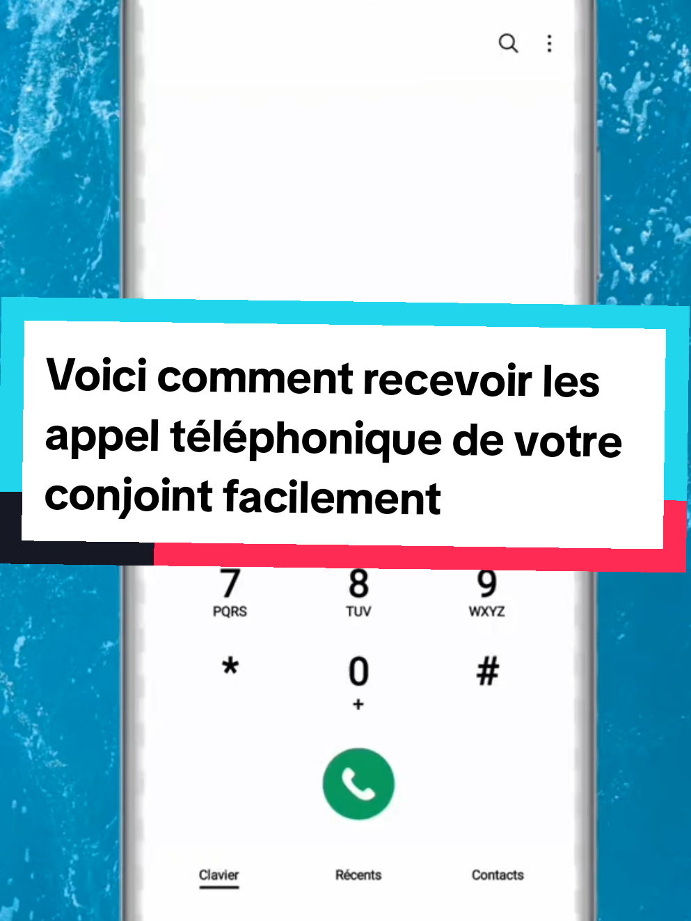 Voici comment recevoir les appel téléphonique de votre conjoint facilement #astucewhatsapp #formationtiktok #views #usa #france🇫🇷 #tiktokfrance🇨🇵 #techno #tips #tiktok #videoviral #tik_tok #samsungs23ultra #sansasyonlanmou #vues #videoriral #francetech22 #tiktokfrance #largent #viralditiktok 