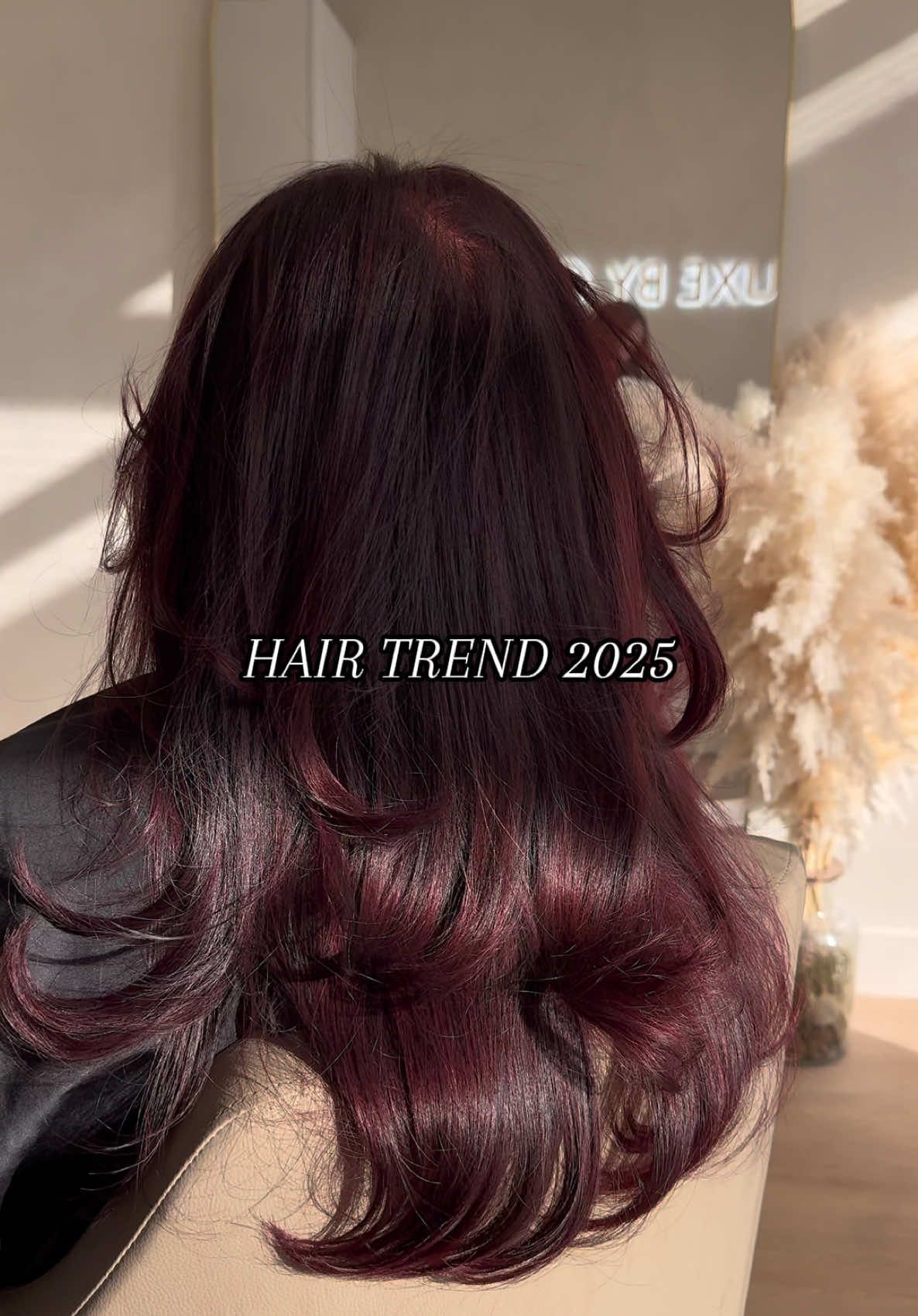 THE hair color of the year😍😍 • • • Cherry cola red hair violet dark red hair transformation #hair #hairtransformation #hairideas #trendingvideo #fyp 