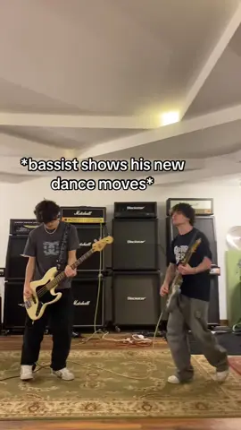 are all bassists good dancers? #newmusic #altmusic 
