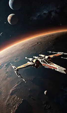 #runweygen3 #ai #aiart #fyp #fypシ #wallpaper#starwarsfan #スターウォーズ #xwing