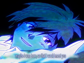 maybe i was born, so that i would meet you . . . . . #fy #fyp #fypシ゚  #evangelion #kaworunagisa #kaworu #shinji #shinjiikari #virtualangel #artms #kawoshin #kawoshinedit 