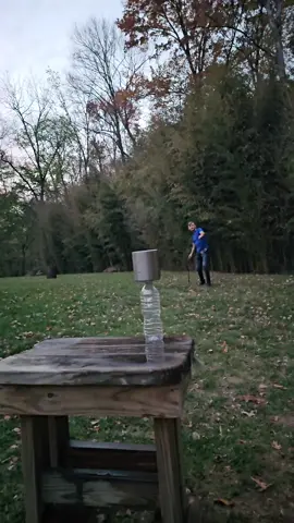 Another take of a fun trick that I was challenged to do last year by @winrichadam  The hardest part is to throw the handle down, step on it and cross your arms before it hits the bottle, without knocking the cup completely over. #bullwhip #20ftbullwhip #whipcracking #trickshot 