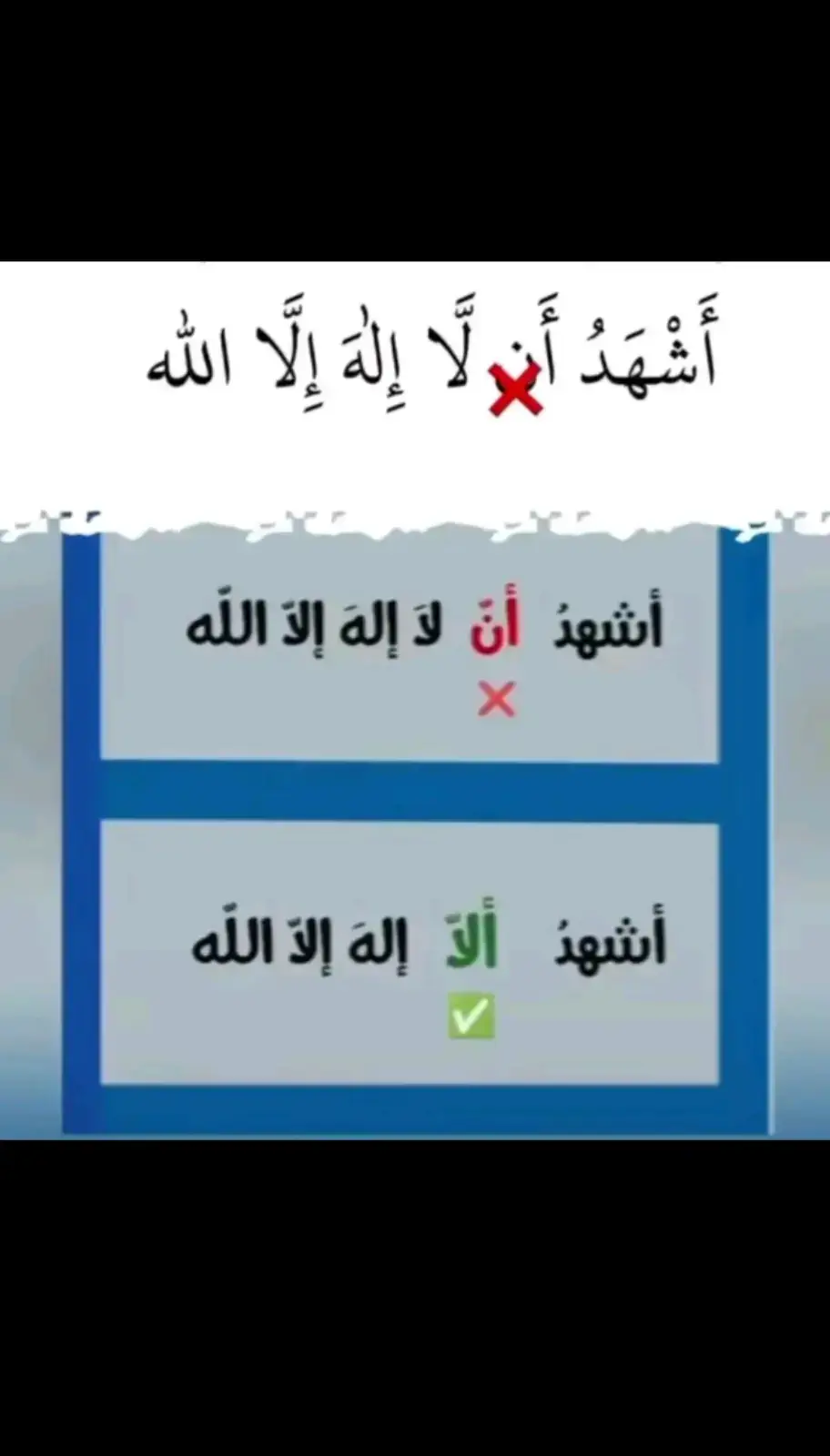 الصحيح: التسكين، والمعنى: أشهد أنه لا إله إلا الله، ولكن لغة العرب في مثل هذا تسكن النون وتدغمها في اللام لظهور المعنى، وإن شدد النون وأتى بالهاء فلا حرج في ذلك، وذلك بأن يقول: أشهد أنه لا إله إلا الله، ولكن استعمال اللفظ الوارد في الأحاديث عن النبي ﷺ وهو تخفيف النون وإدغامها في اللام أولى وأفضل.