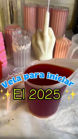 ✨Vela para iniciar el 2025✨ #añonuevo 
