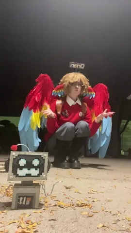 🦜☆.｡Grumbot watching his father lose his mind I fear #grian #griancosplay #grumbot #grumbo #waffleduo #hermitcraft #hermitcraftseason7 #hcs7 #hermitcraftcosplay #mcyt #mcytcosplay #cosplay 