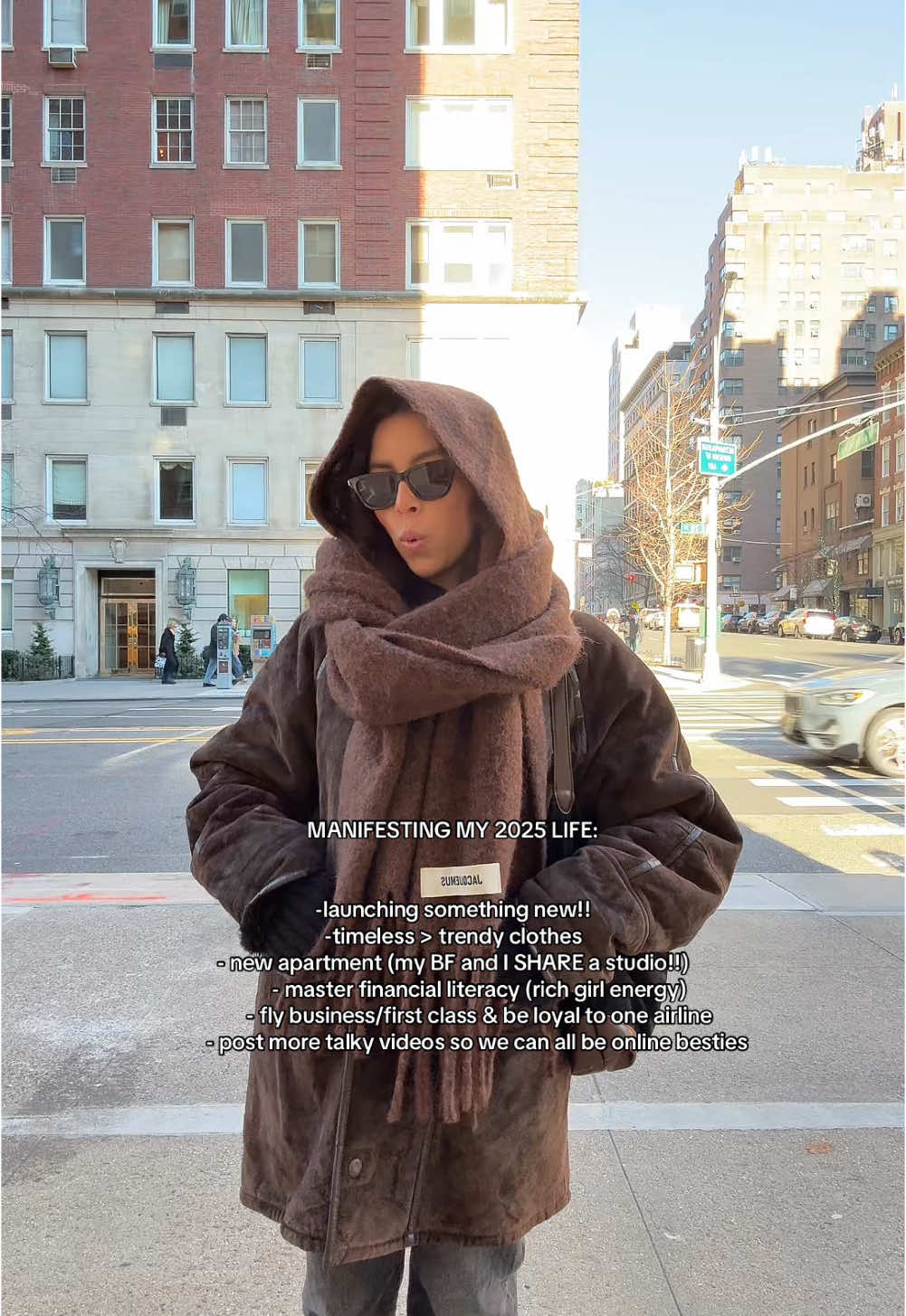 The weather really said bundle up or suffer 🐻 #fyp #foryoupage #nyc #newyork #OOTD #thatgirl #styletok #GlowUp #motivation #winterstyle 