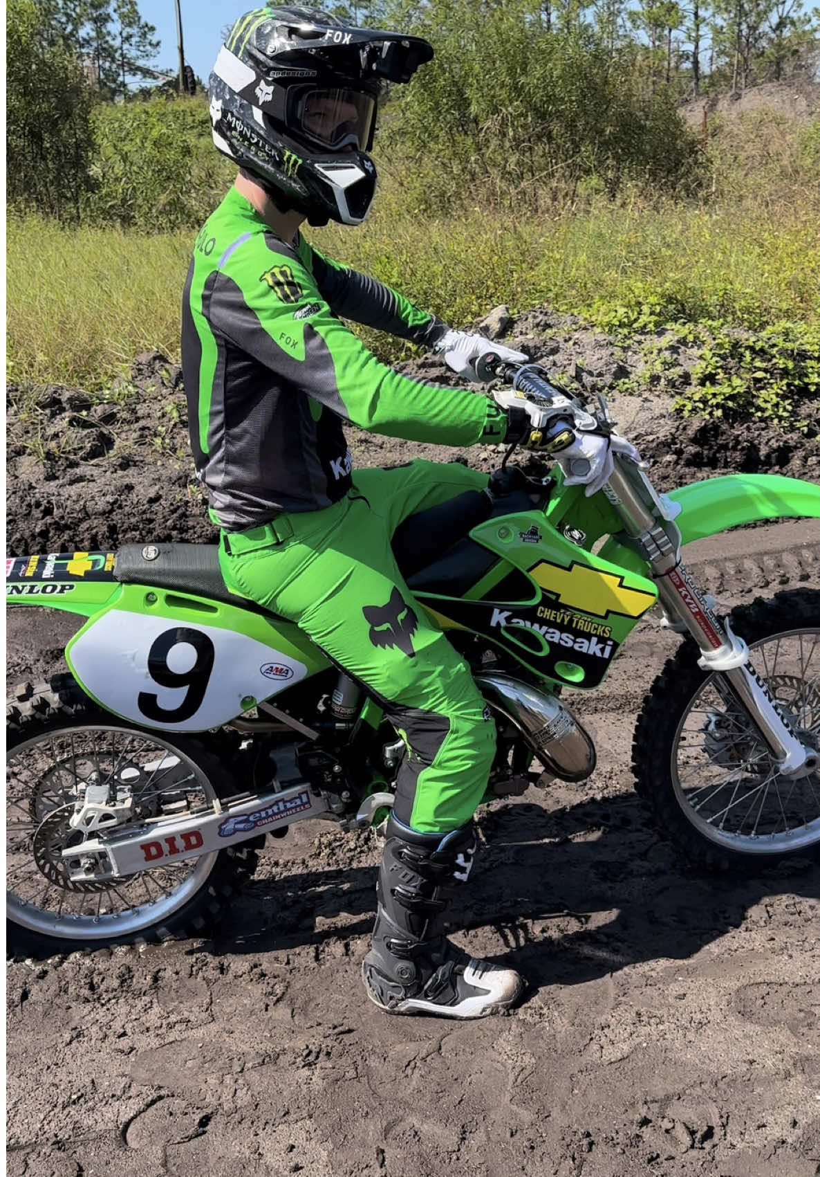 Who’s ready to see @Adam Cianciarulo and me take it up a notch and go for a Revenge Round on this 2001 KX250 in Episode 10 of ERA’s? Full YouTube video dropping tomorrow on my channel! What is the most iconic year of the KX250? @Red Bull Motorsports @Red Bull @MotoSport.com #KX250 #kawasaki #2stroke 