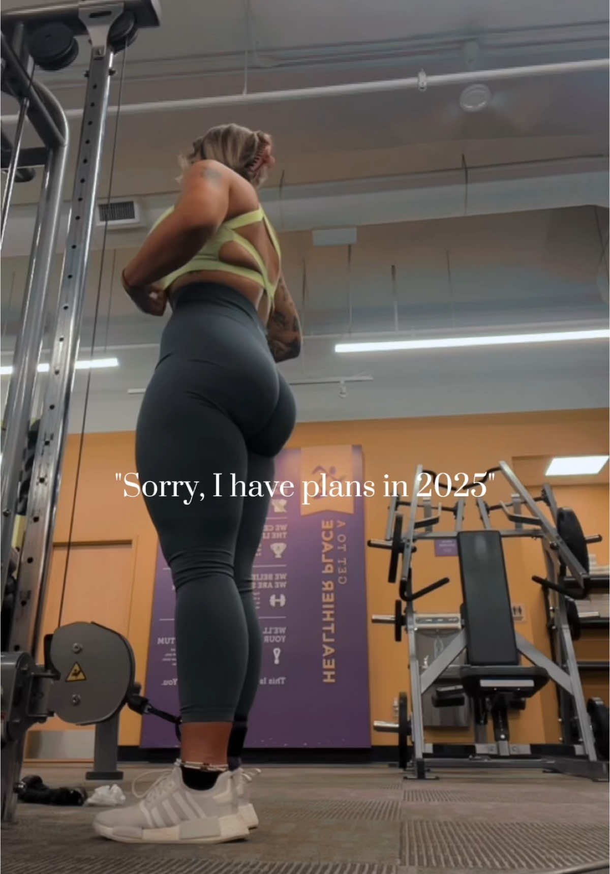Look out 2025 I’m coming for you😋 While I pray a few things change from 2024 one that I know for sure is my love for the gym will continue!  Life has been absolutely CRAZY but still working towards my goals! One thing I have changed up is my routine. While I LOVE my Anytime gym (I promise I’ll be back real soon😋)I knew I needed change for ME. I pushed myself outside my comfort zone and got another gym membership with more people and have tried going more during the day instead of super late at night. Even a few years in I still have gym anxiety when there’s huge crowds.  ✨So heres to 2025 to stepping more outside my comfort zone AND to all the goals/gains I want to crush this year!!✨ #CapCut #trending #fyp #2025 #newyear2025 #gym #GymTok #Fitness #gymmotivation #Lifestyle #growth #loveyourself #motivation #fitnessmotivation #selflove #selflovejourney 