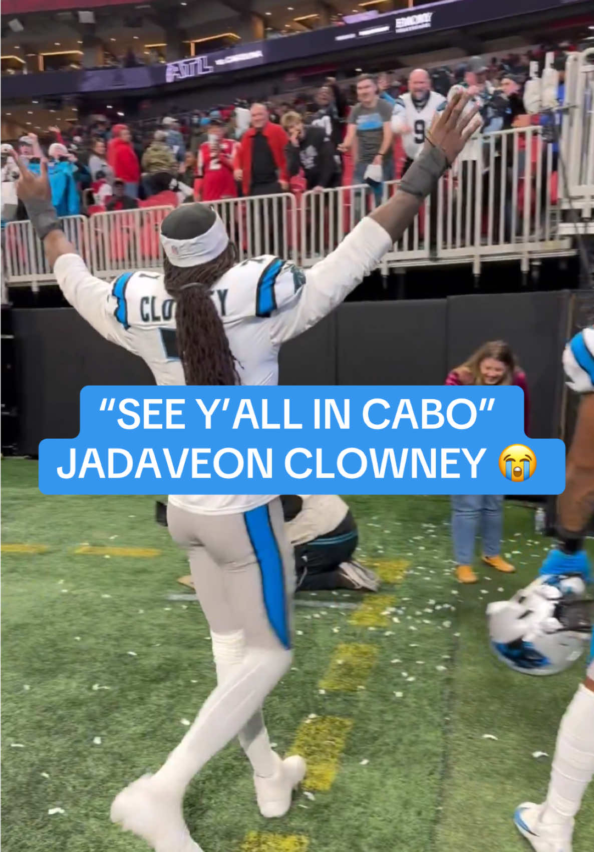 Cabo on 3! ☀️ #nfl #panthers #falcons #football #NFLPlayoffs  (via gabemcdonald_) 