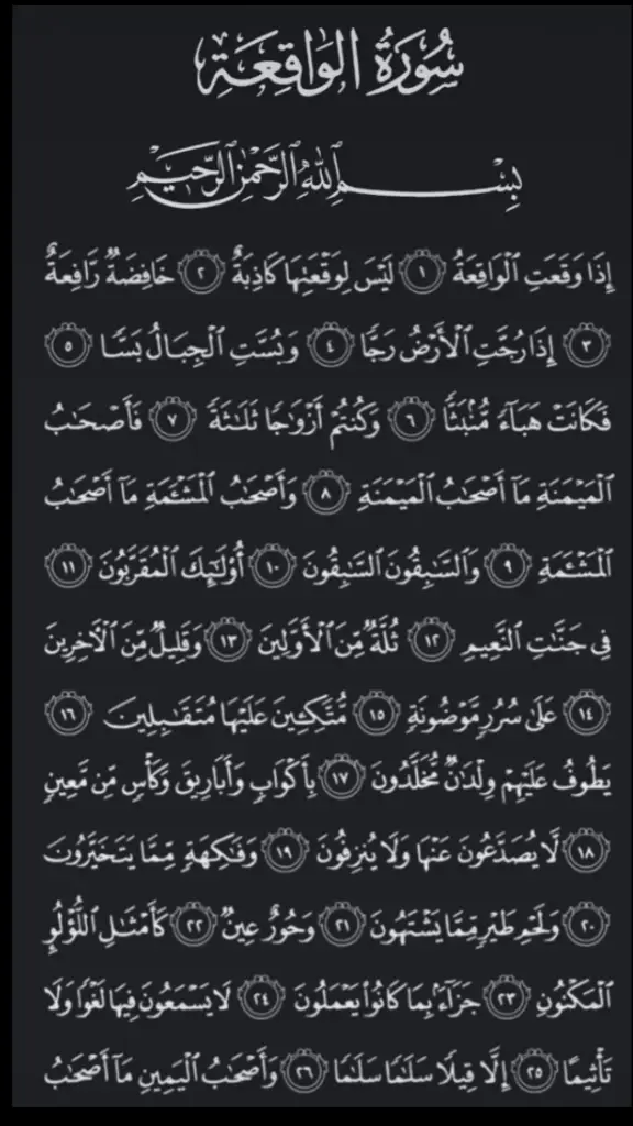 Surah Al Waqi ah (full) [1-96]#quran #alquran #surahalwaqiah #ayatsucialquran #fypfiralreel#reels #fypシ