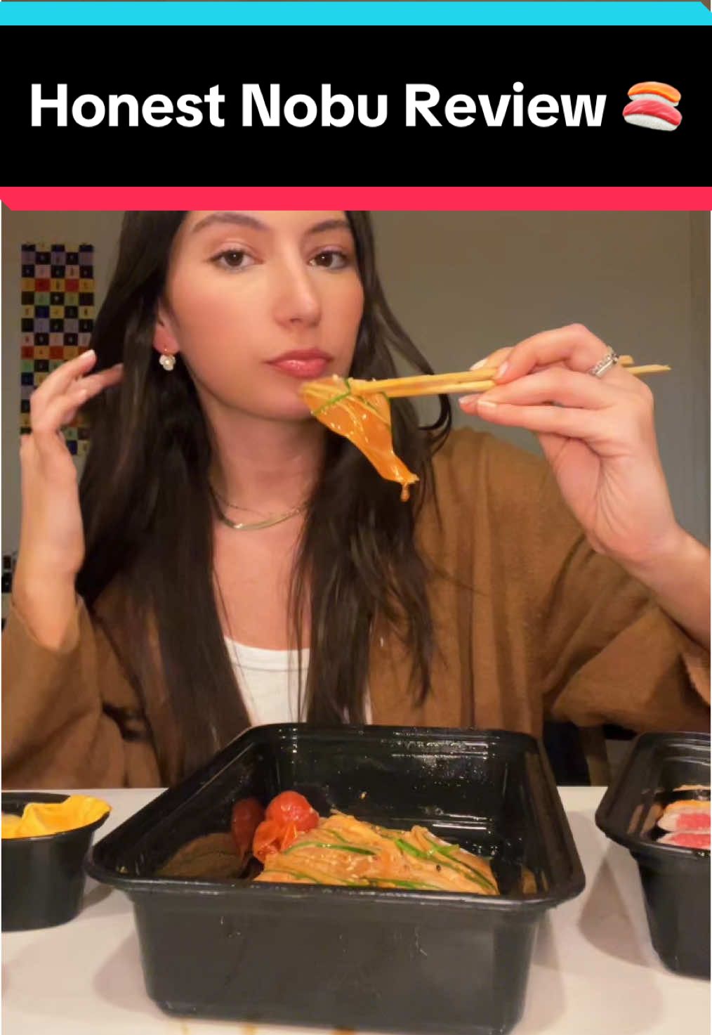 Here are my HONEST thoughts….. idk what do you guys think?!?!? 🍣 🍱  #nobu #nobusushi #nobureview #nycsushi #sushinyc #nycsushitakeout #sushimukbang #eatingsushi #sushieating #nycfood #nycfoodie #sushireview #sushilover #nycomakase #nycrestaurants #nycblogger #nycinfluencer #nycfoodie