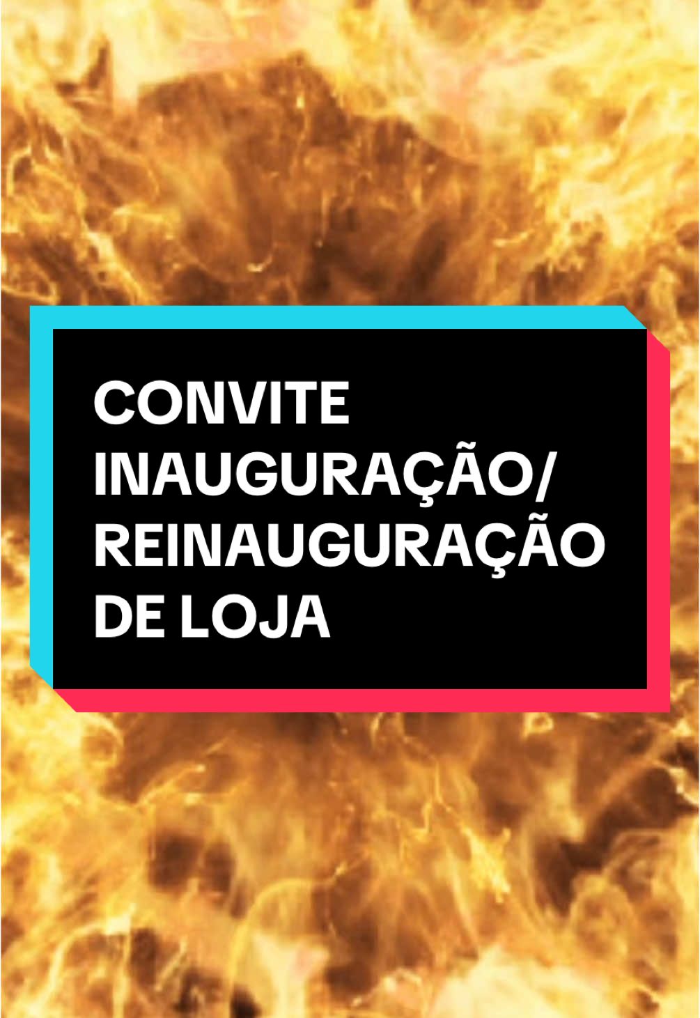 CONVITE INAUGURAÇÃO/REINAUGURAÇÃO DE LOJA. Usem esse modelo capcut. Link do modelo na descrição. #CapCut #convite #inauguracaoloja #reinauguracaoloja 